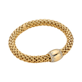Gelbgold, Armschmuck, FOPE Love Nest Flex'it Armband, Ref: 45214BX_BB_G_XGX_0XS