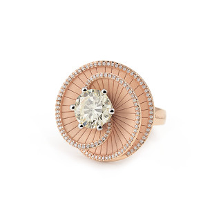 Roségold, Ringe, Cammilli Couture Ring, Ref: GAN3624P