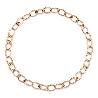 Roségold, Halsschmuck, Emil Kraus Ellipse E121 Kette, Ref: 27.22.E121-50