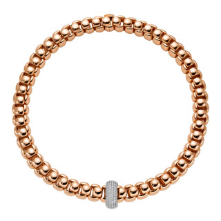 Roségold, Halsschmuck, FOPE Luna Halskette, Ref: 52107CX_PB_R_XBX_040