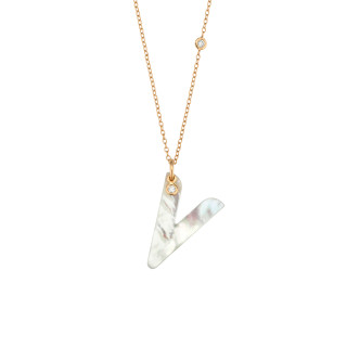 Roségold, Halsschmuck, Gellner Love Letters Collier, Ref: 2-81713-22