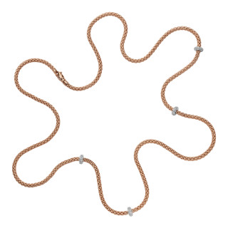 Roségold, Halsschmuck, FOPE Prima Collier, Ref: 74508C4_BB_R_XBX_080