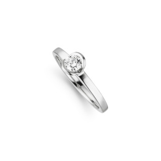 Platin, Ringe, Henrich & Denzel Nova Solitärring, Ref: Pcs30.03000