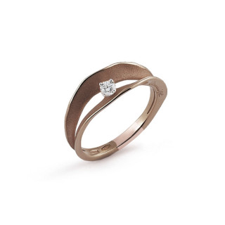 Gold farbig veredelt, Ringe, Cammilli Dune Assolo Ring, Ref: GAN1421C