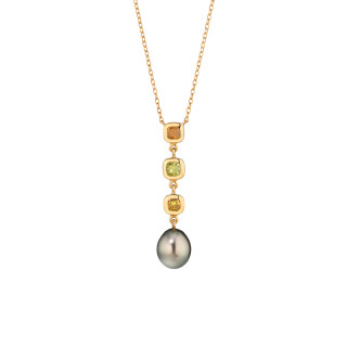 Roségold, Halsschmuck, Gellner Salt´n Pepper Collier, Ref: 5-25033-05