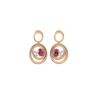 Roségold, Ohrringe, Cammilli Dune Solar Color Ohrringe, Ref: GOR3392JT10