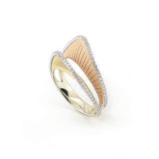 Gelbgold &amp;amp; Roségold, Ringe, Cammilli Regina Ring, Ref: GAN3141R