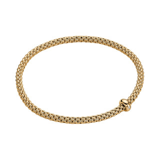 Gelbgold, Armschmuck, FOPE Prima Flex'it Armband, Ref: 01M08BX_BB_G_XGX_0XS