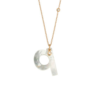 Roségold, Halsschmuck, Gellner Love Letters Collier, Ref: 2-81713-17