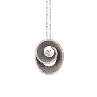 Gold farbig veredelt, Halsschmuck, Cammilli Athena Anhänger mit Halskette, Ref: GPE3499ET40