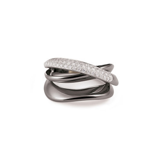 Gold farbig veredelt, Ringe, Cammilli Firenze Galaxy Lux Ring, Ref: GAN3659GLUE