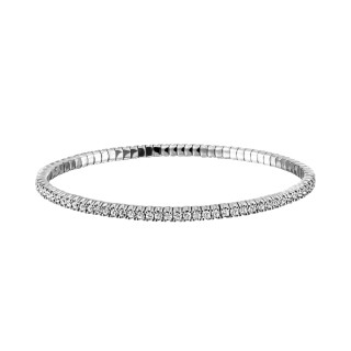 Weißgold, Armschmuck, Frank Trautz Armreif Magic Stretch, Ref: 7-08294-72-0068
