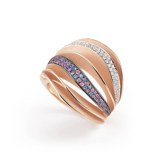 Roségold, Ringe, Cammilli Velaa Color Ring, Ref: GAN3297V08P