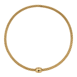 Gelbgold, Halsschmuck, FOPE Solo Flex'it Halskette, Ref: 62606CX_BN_G_XXX_034