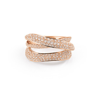 Roségold, Ringe, Cammilli Firenze Pavé Ring, Ref: GAN3659PAVP