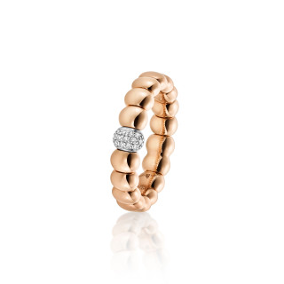 Rotgold, Ringe, Frank Trautz Damenring Amia-Stretch, Ref: 1-09204-76-0068