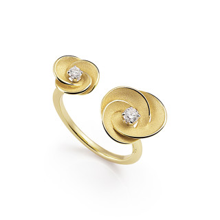 Gelbgold, Ringe, Cammilli Desert Rose Ring, Ref: GAN3229U