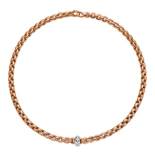 Roségold, Halsschmuck, FOPE Eka Flex'it Collier, Ref: 70705CX_BB_R_XBX_043