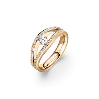 Roségold, Ringe, Henrich & Denzel Tensio Ring, Ref: R7501.03000