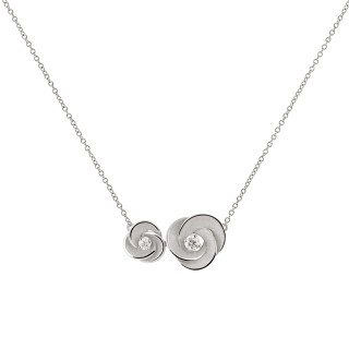 Weißgold, Halsschmuck, Cammilli Desert Rose Collier, Ref: GCO3473W