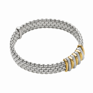 Weißgold, Armschmuck, FOPE Panorama Flex'it Armband, Ref: 58804BX_BB_B_GBX_0XS