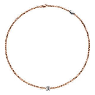 Roségold, Halsschmuck, FOPE Eka Flex'it Collier, Ref: 73901CX_BB_R_BBB_043