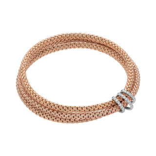 Roségold, Armschmuck, FOPE Prima Flex'it Armband, Ref: 75108BX_PB_R_XBX_0XS