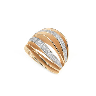 Roségold, Ringe, Cammilli Velaa Pavé Ring, Ref: GAN3260J