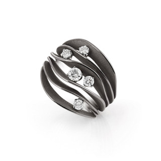 Gold farbig veredelt, Ringe, Cammilli Dune Precious Ring, Ref: GAN3131E