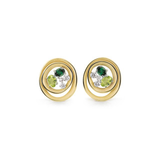 Gelbgold, Ohrringe, Cammilli Dune Solar Color Ohrringe, Ref: GOR3493UT14