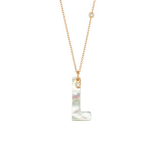 Roségold, Halsschmuck, Gellner Love Letters Collier, Ref: 2-81713-12
