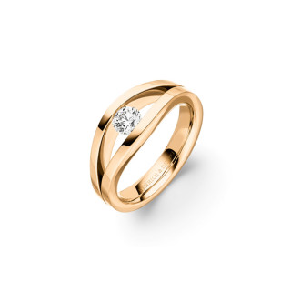Roségold, Ringe, Henrich & Denzel Tensio Solitärring, Ref: R7500.03000