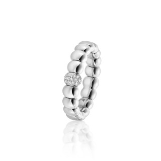 Weißgold, Ringe, Frank Trautz Damenring Amia-Stretch, Ref: 1-09204-72-0068