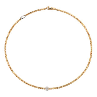 Gelbgold, Halsschmuck, FOPE Eka Flex'it Halskette, Ref: 73001CX_PB_G_XBX_043