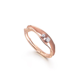 Roségold, Ringe, Cammilli Dune Ring, Ref: GAN0915P