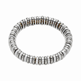 Gelbgold &amp;amp; Weißgold, Armschmuck, FOPE Vendôme Flex'it Armband, Ref: 58102B3_BB_G_BBX_00S