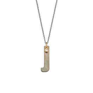 Silber farbig beschichtet, Halsschmuck, Gellner Love Letters Collier, Ref: 2-81714-10