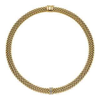 Gelbgold, Halsschmuck, FOPE Panorama Collier, Ref: 58712CX_BB_G_GBG_042