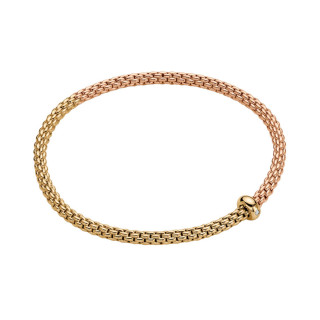 Gelbgold &amp;amp; Roségold, Armschmuck, FOPE Prima Flex’it Armband, Ref: 01M08B2_BB_3_XGX_0XS