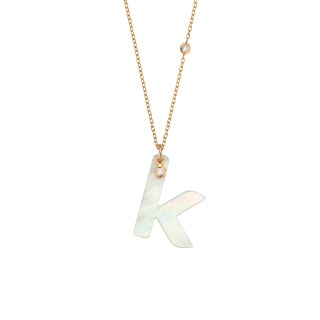 Roségold, Halsschmuck, Gellner Love Letters Collier, Ref: 2-81713-11