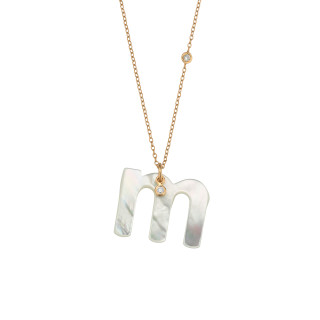 Roségold, Halsschmuck, Gellner Love Letters Collier, Ref: 2-81713-13