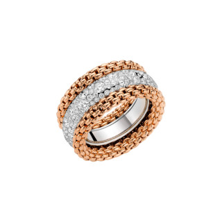 Roségold &amp;amp; Weißgold, Ringe, FOPE Bubble Ring, Ref: 71208AX_PB_B_XRX_140