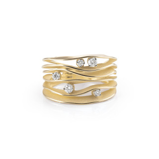 Gelbgold, Ringe, Cammilli Dune Ring, Ref: GAN0914U
