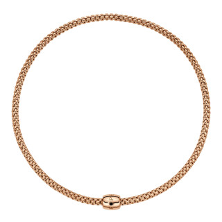 Roségold, Halsschmuck, FOPE Solo Flex'it Halskette, Ref: 62606CX_BN_R_XXX_034