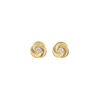 Gelbgold, Ohrringe, Cammilli Desert Rose Ohrstecker, Ref: GOR3232U