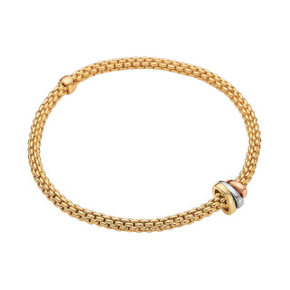 Gelbgold, Armschmuck, FOPE Prima Flex'it Armband, Ref: 74408BX_XX_G_RBG_0XS