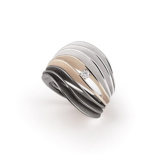 Roségold &amp;amp; Weißgold, Ringe, Cammilli Velaa Ring, Ref: GAN3216T