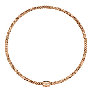 Roségold, Halsschmuck, FOPE Solo Flex'it Halskette, Ref: 62606CX_BB_R_XXX_034