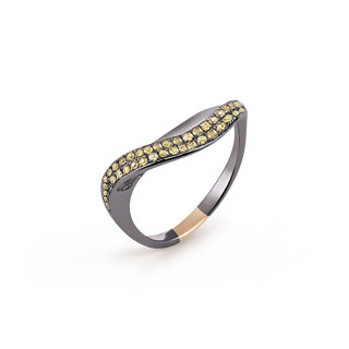 Gold farbig veredelt, Ringe, Cammilli Velaa Color Ring, Ref: GAN3331V07E