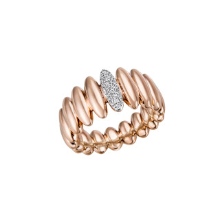 Rotgold, Ringe, Frank Trautz Damenring Classic, Ref: 1-09235-73-0068
